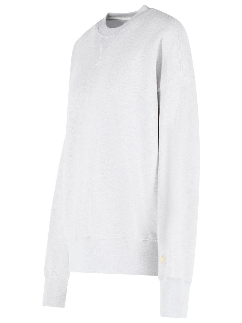 Golden Goose 'Star' Melange Grey Cotton Sweatshirt