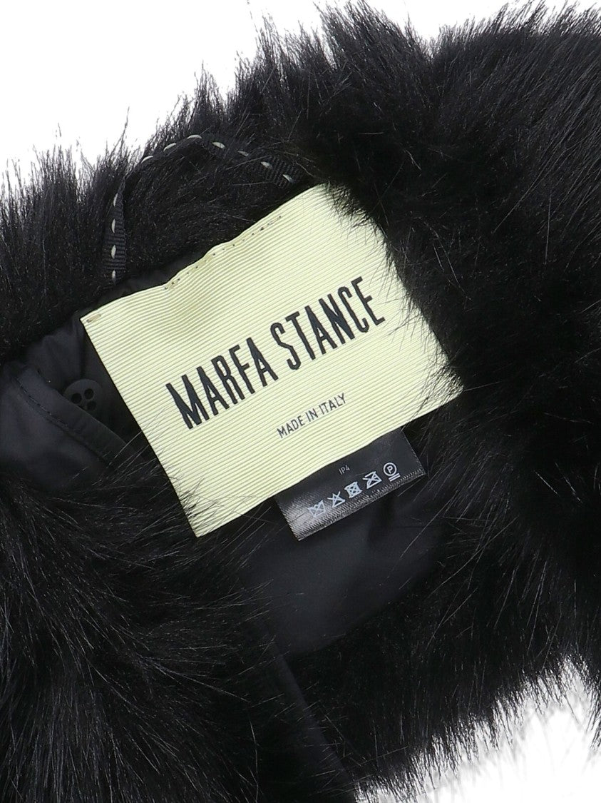 Marfa Stance Faux Fur Collar – Black