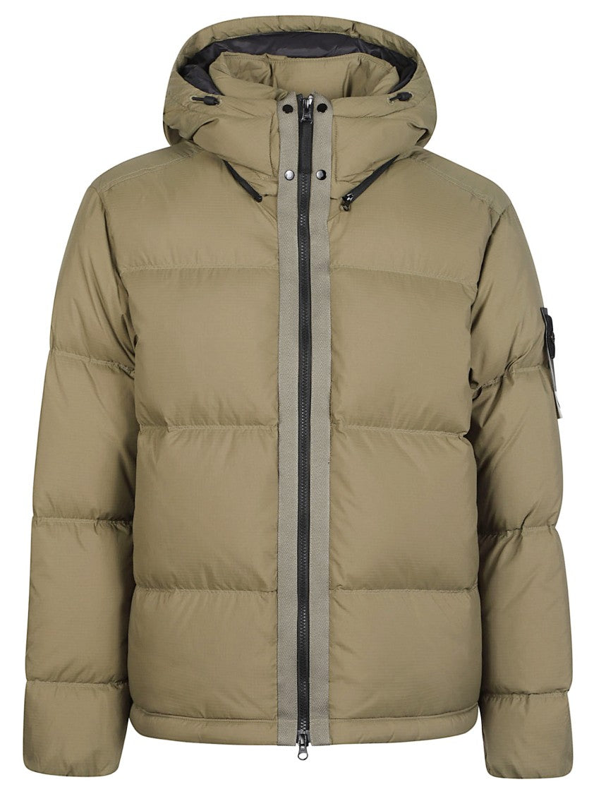 Stone Island Rds Padded Quilted Hooded Down Jacket