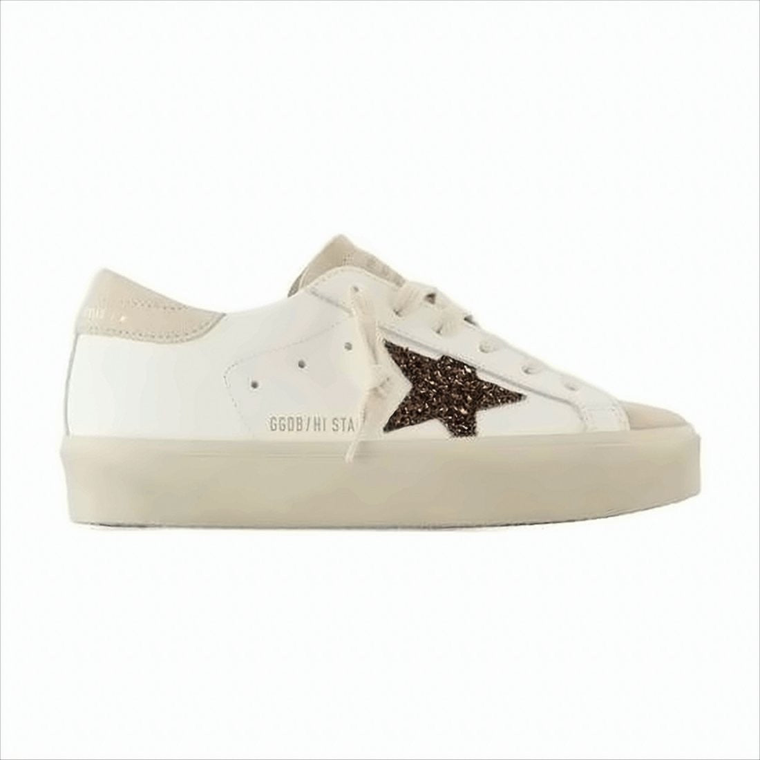Golden Goose Low-Top Sneakers With Suede Accents And Glittery Star