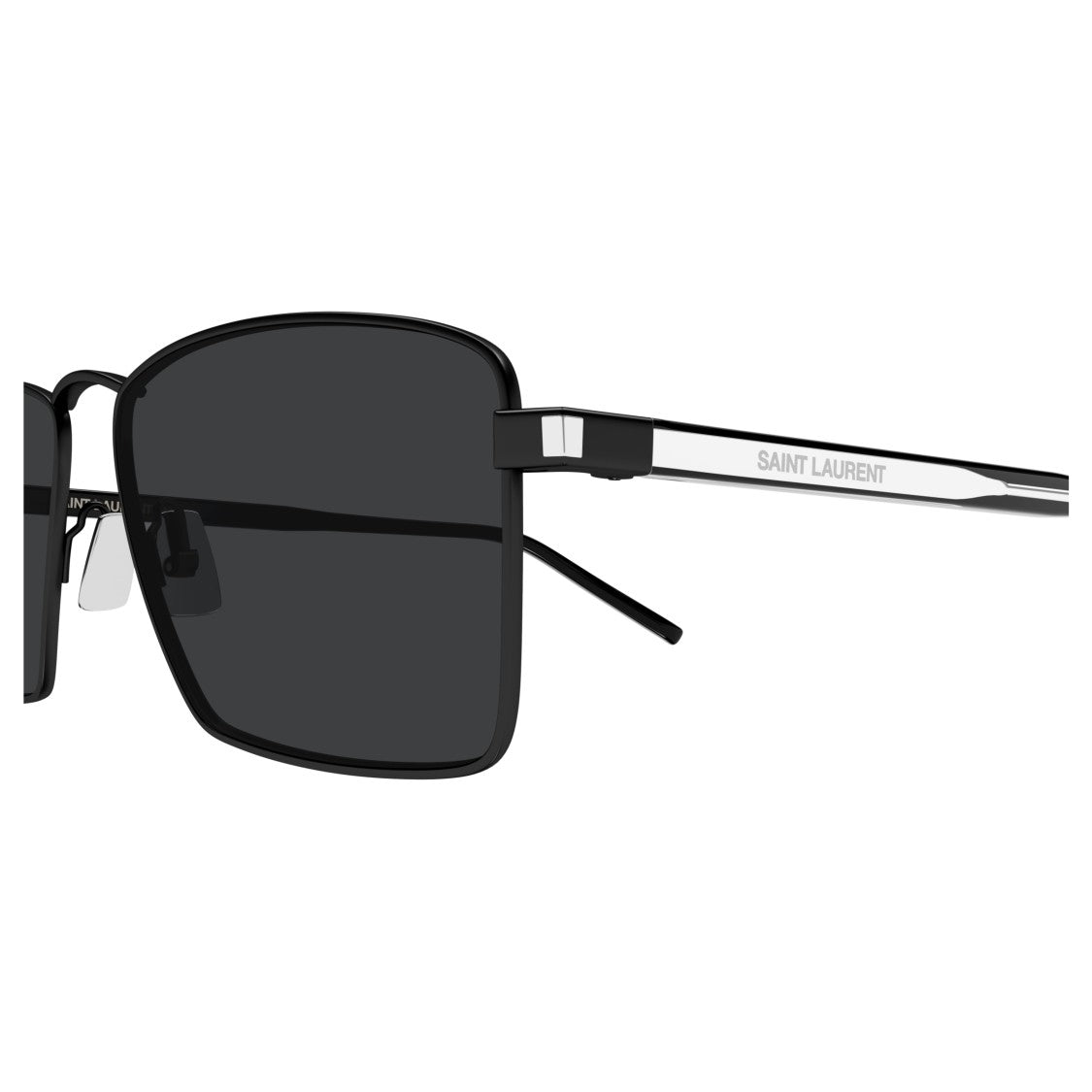 Saint Laurent Sl 700 Rectangular Metal Frame Sunglasses