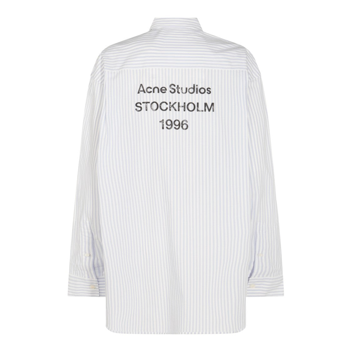 Acne Studios Relaxed Fit Striped Shirt With Classic Collar