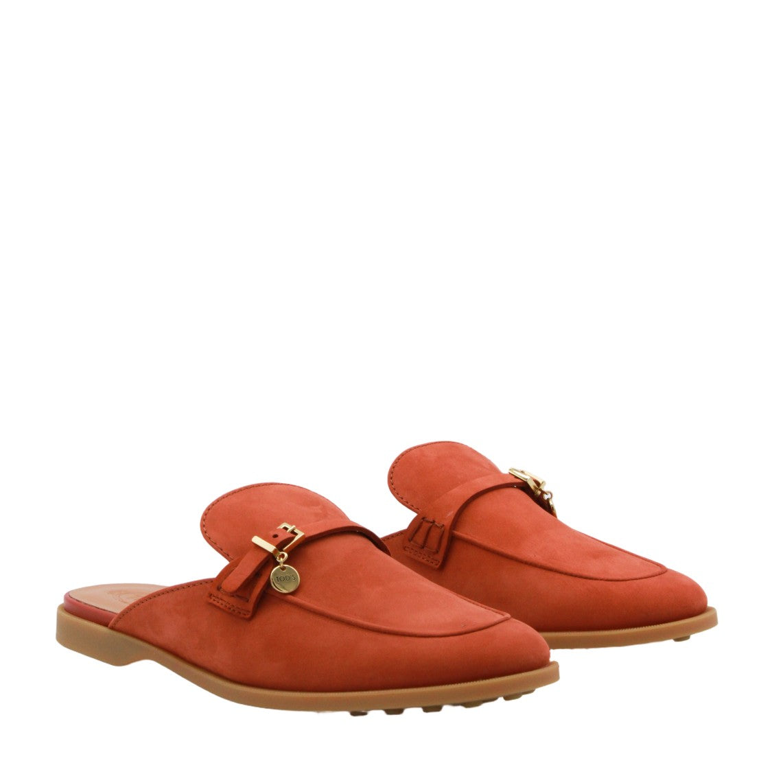 Tod's Slip-On Flats With Elegant Strap Detail