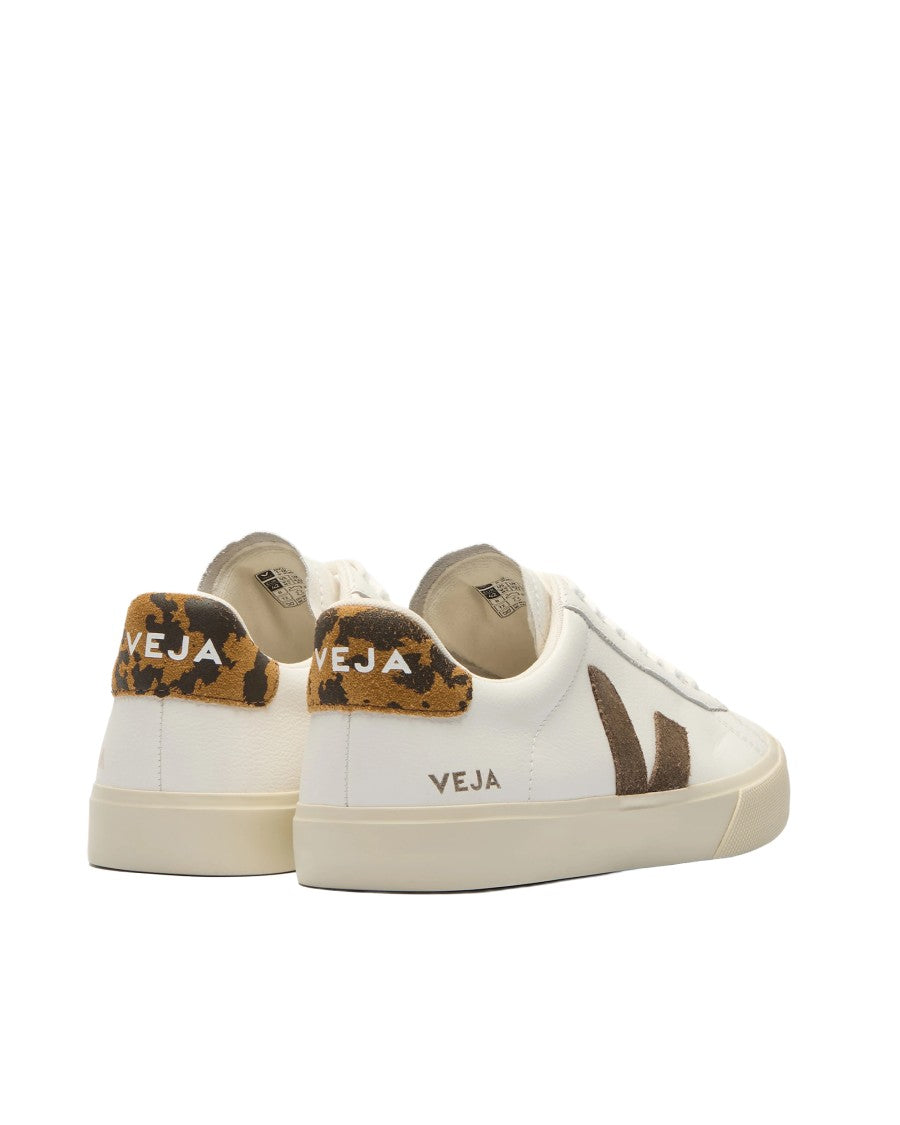 Veja Campo Leather Sneakers With Suede Accents And Durable Sole