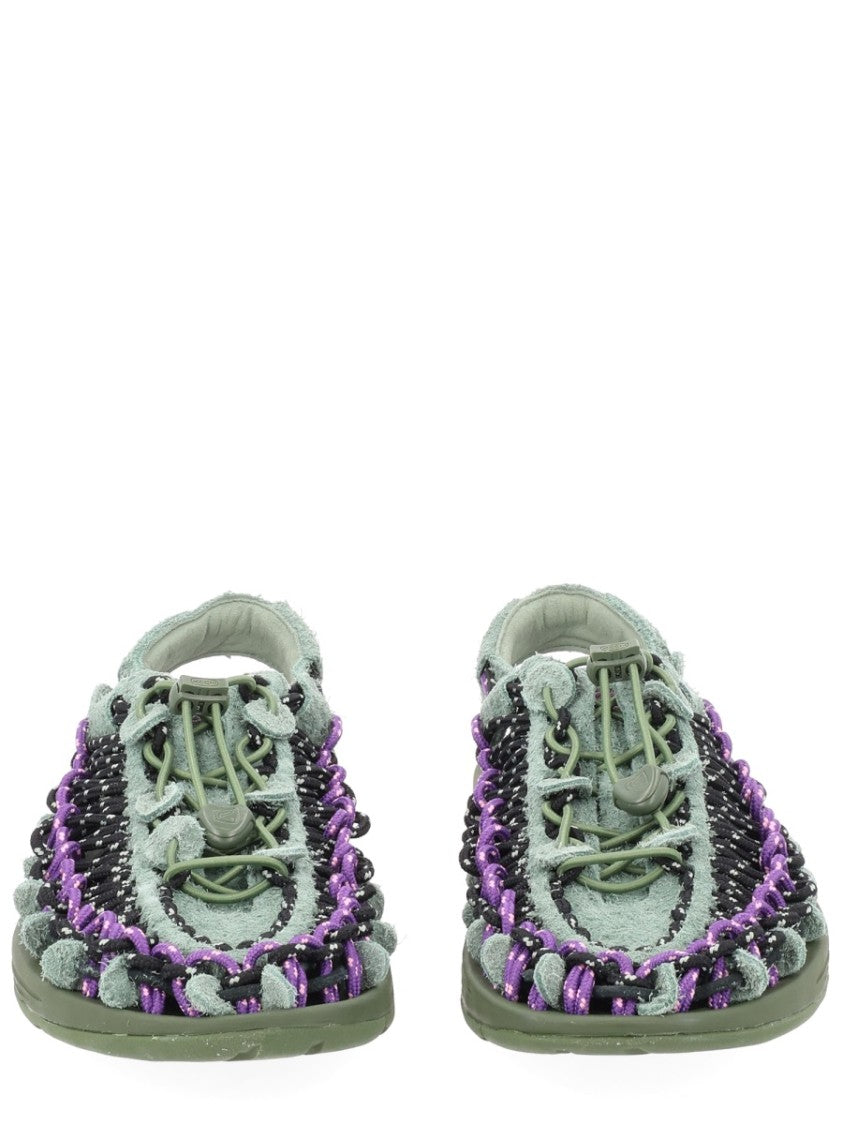 Keen Muted Green Uneek Lea Woven Sandal