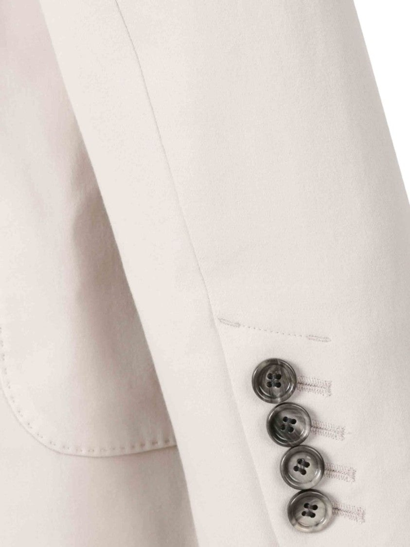 Ami Paris Beige Multi Pocket Patch Buttoned Jacket