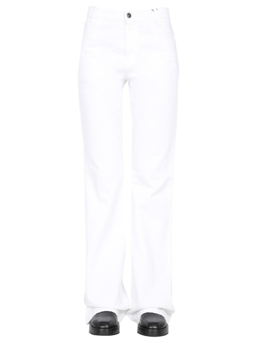 Raf Simons High-Waist Flared Jeans With Five-Pocket Design