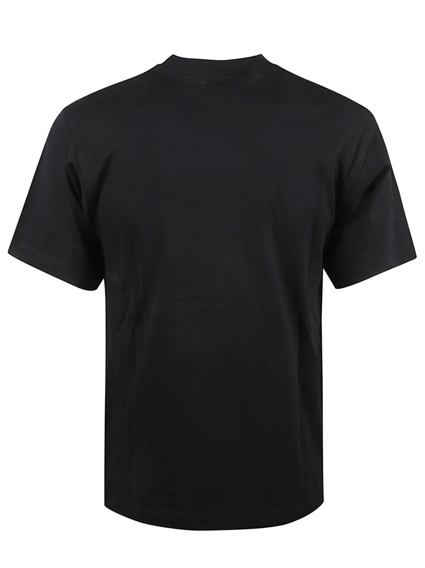 Burberry Black T-Shirt With Gold Emblem