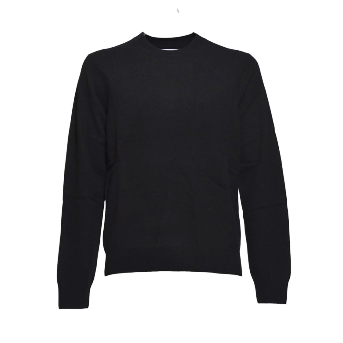 Comme Des Garçons Black Pure Wool Crewneck Sweater