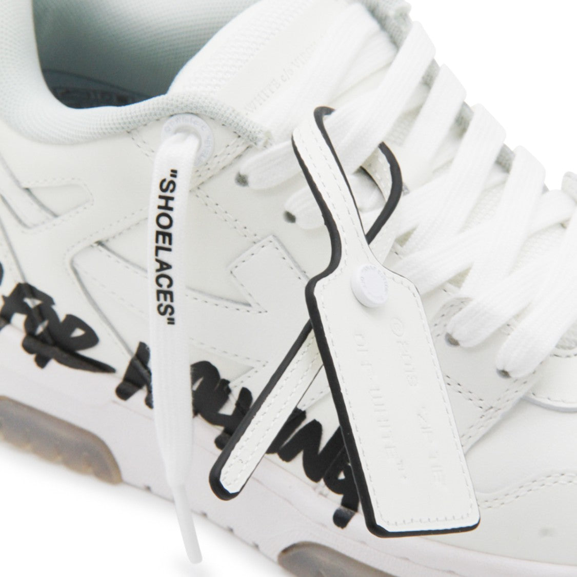 Off-White White Leather Out Of Office Sneakers