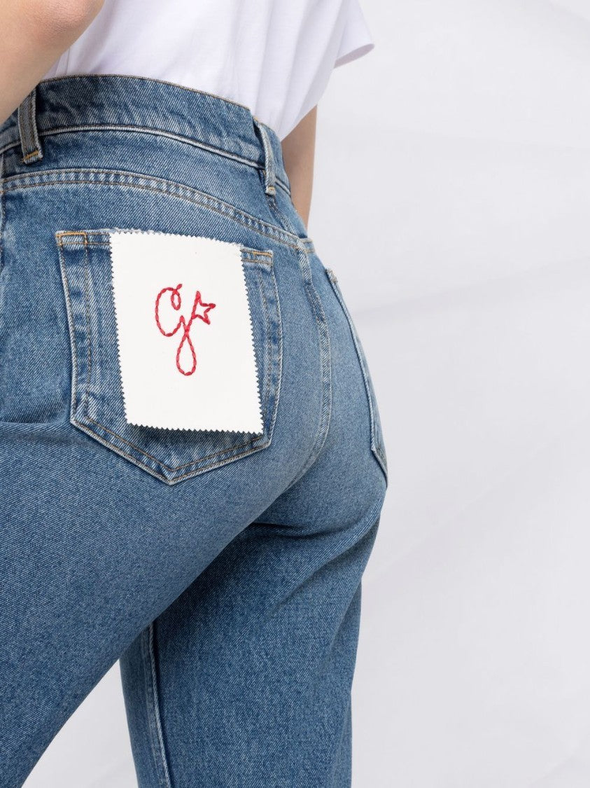 Golden Goose Cropped Flare Jeans
