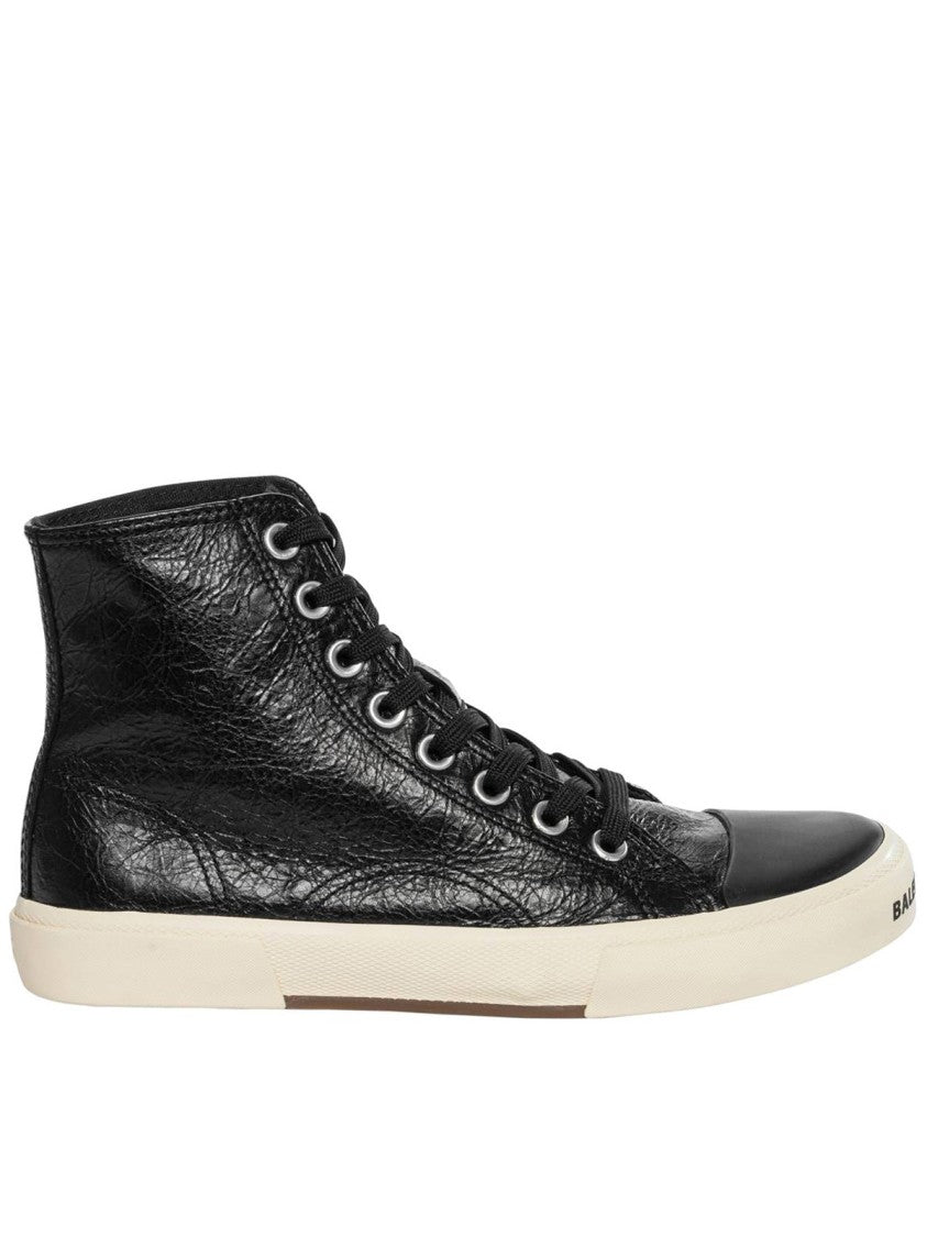 Balenciaga Paris Leather Sneakers