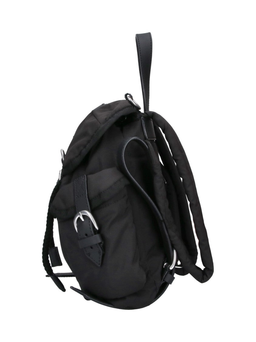 Vivienne Westwood Highland Black Fabric Leather Accent Backpack
