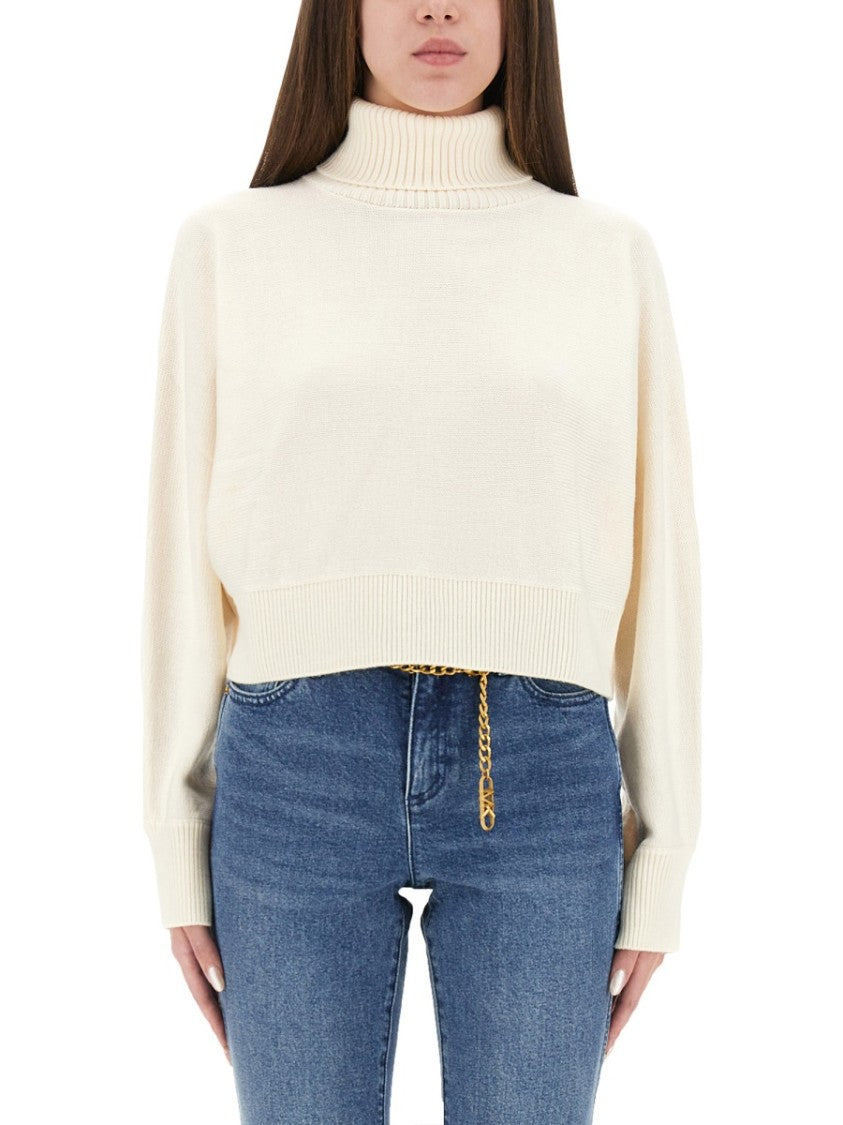 Michael Michael Kors Cropped High Neck Sweater
