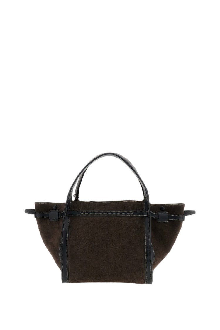 Tod's Brown Tim Small Leather Tote Bag