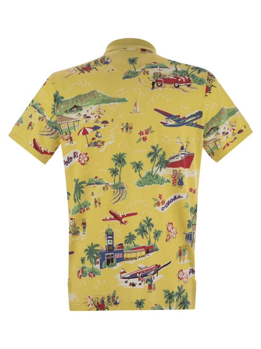 Polo Ralph Lauren Polo Bear Custom Slim-Fit Pique Polo