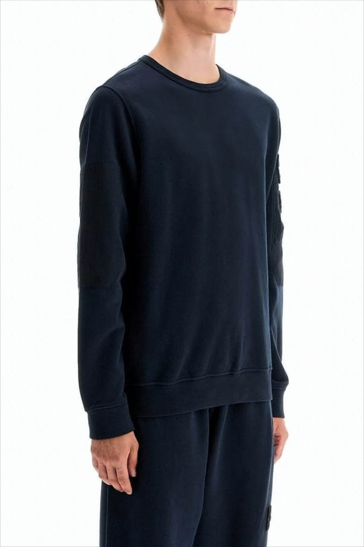 Stone Island Black Sweatshirt With Unique Patch