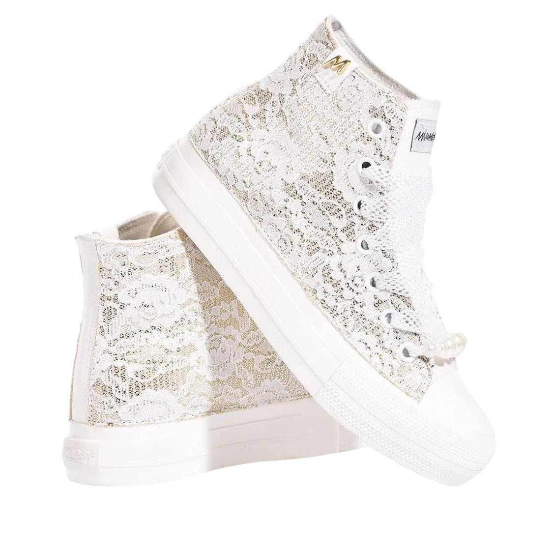 Mimanera Mimanera Airlines Platform Bea Gold Sneakers