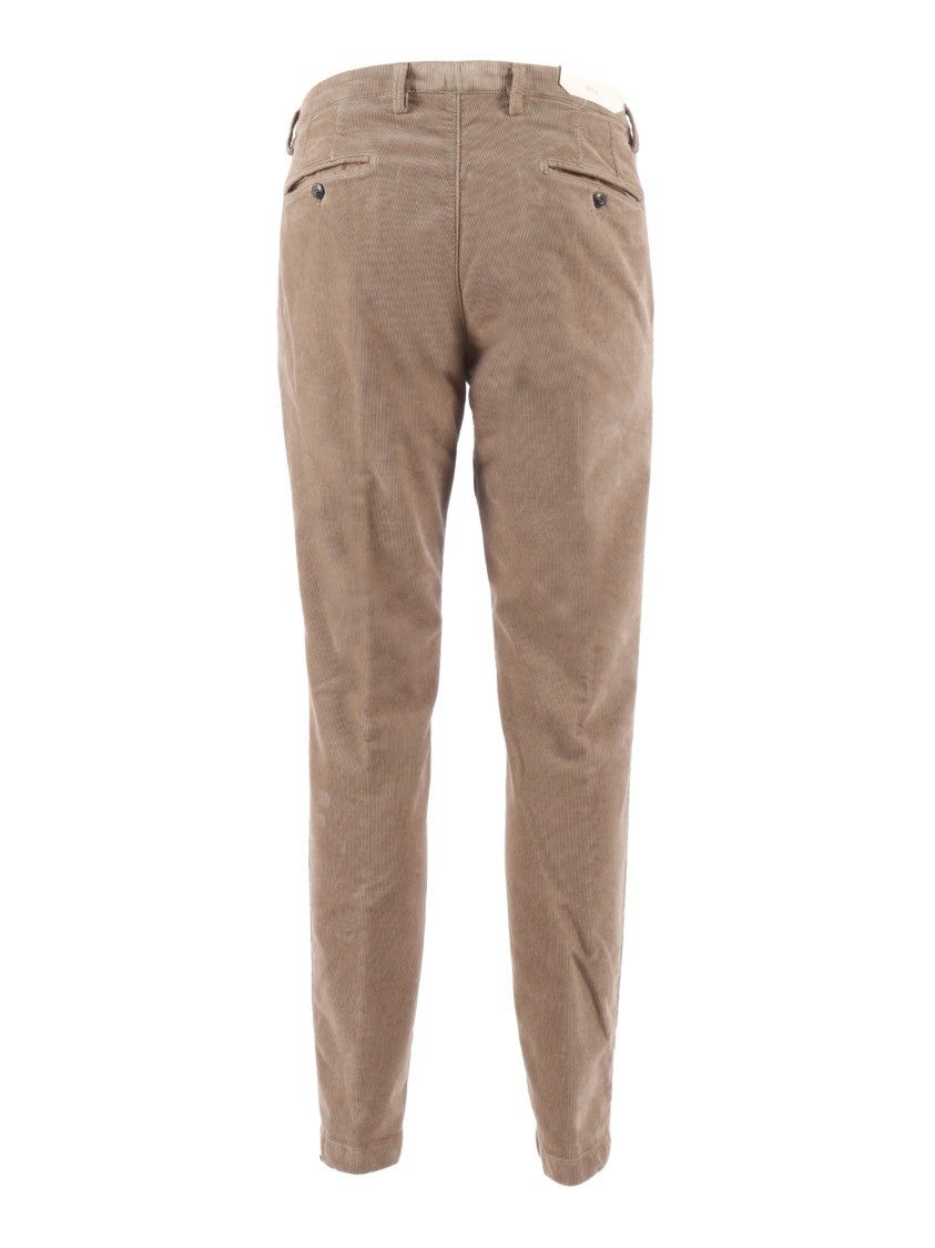 Briglia Slim Fit Casual Pants With Tapered Leg