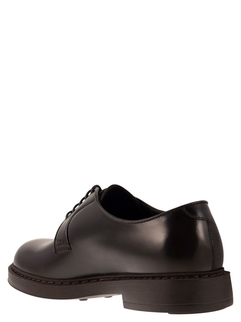 Doucal's Leather Derby Lace-Up
