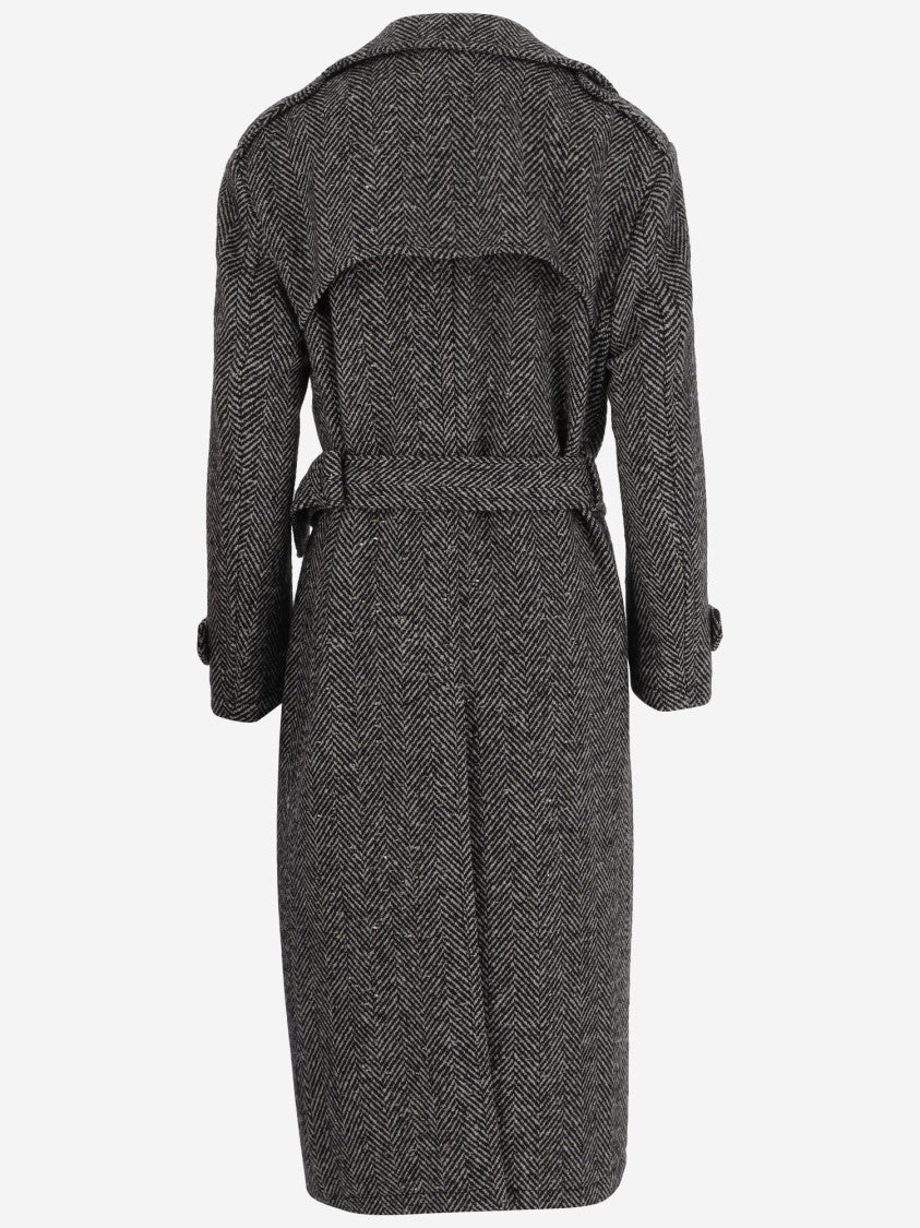 Tagliatore Wool Blend Double-Breasted Coat