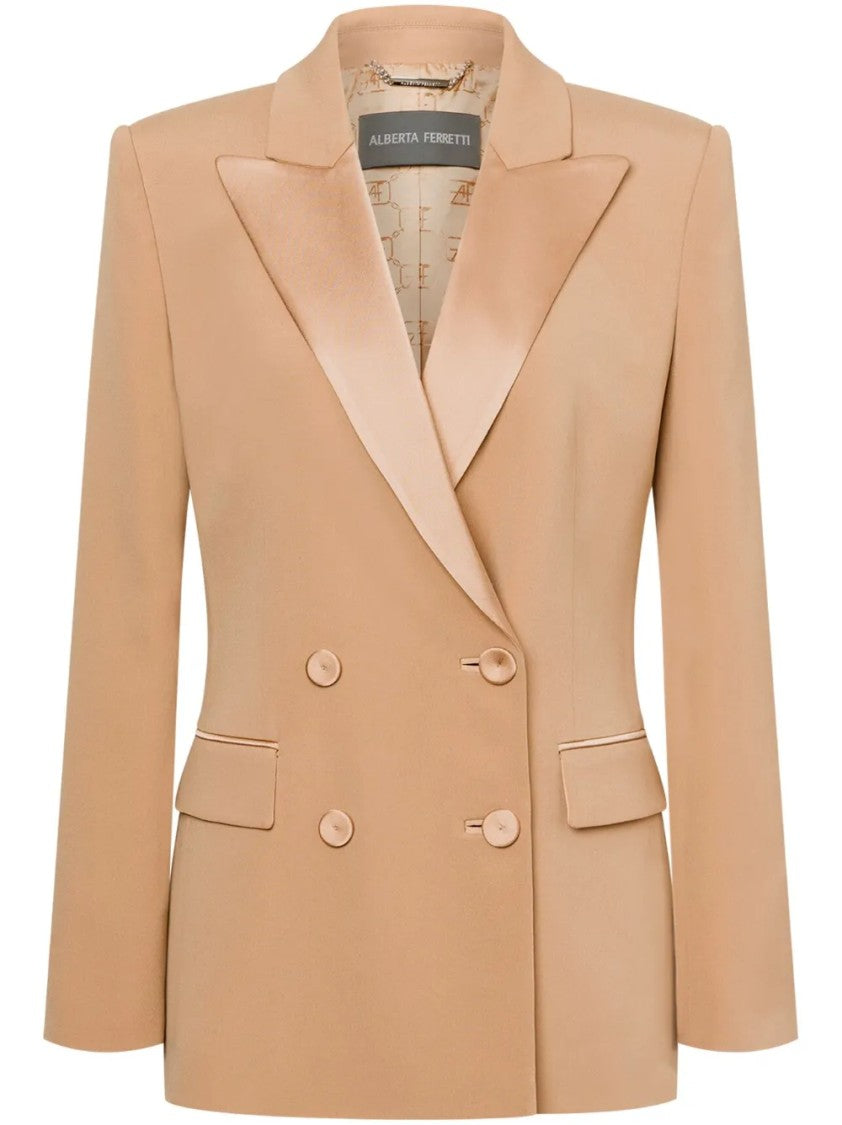Alberta Ferretti Classic Tailored Jacket With Structured Fit