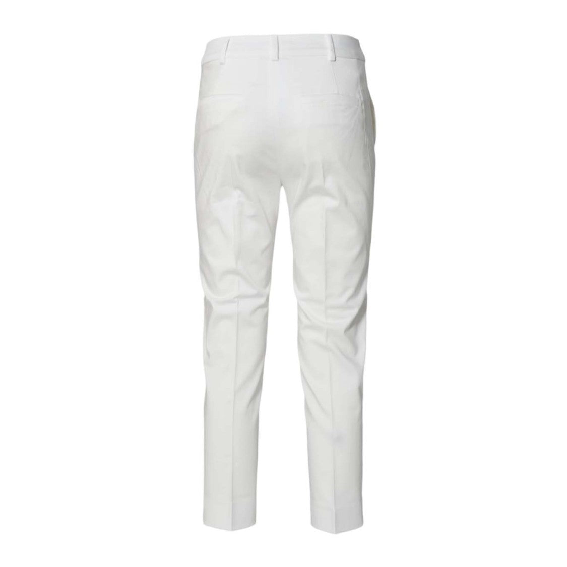 Max Mara Lince1234 Cropped Pants In White Satin