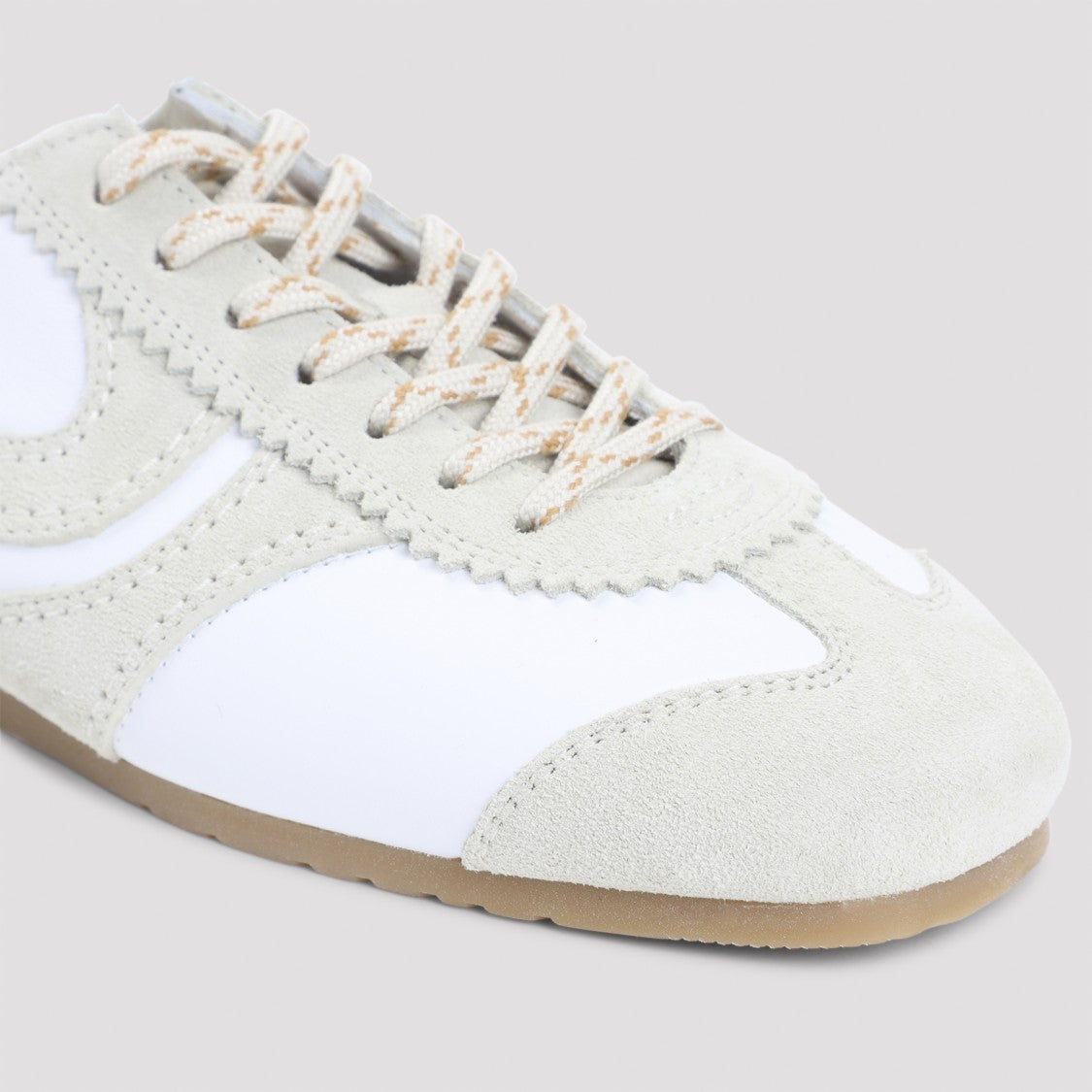 Dries Van Noten White Leather Sneakers