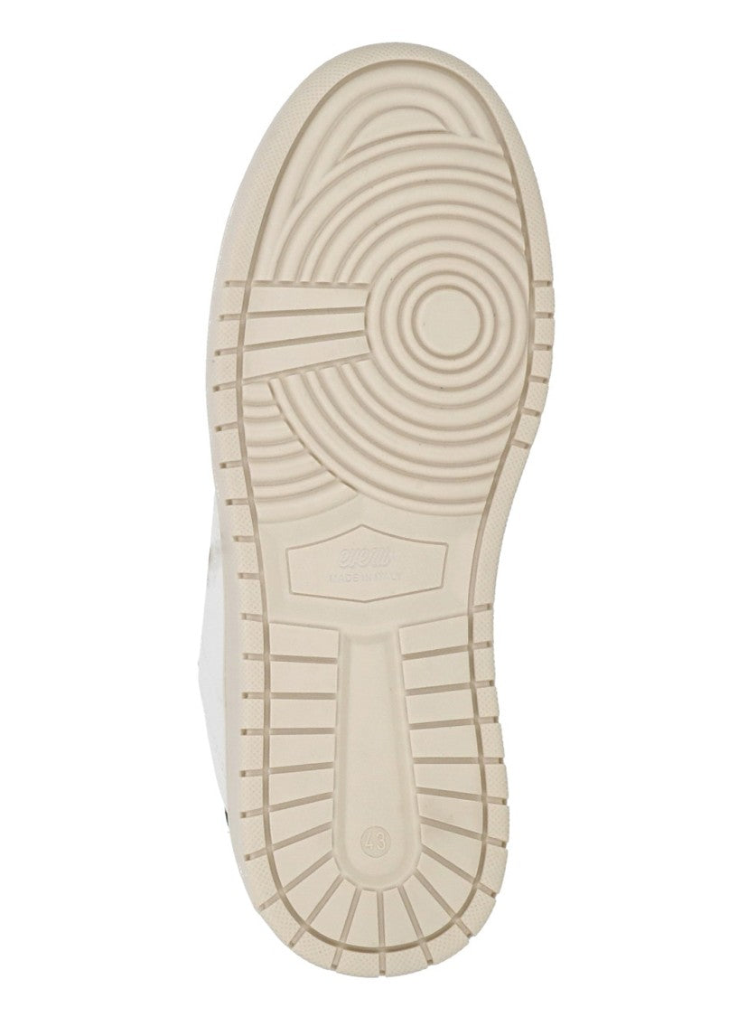 Evenu Equal White Suede Low-Top Sneakers