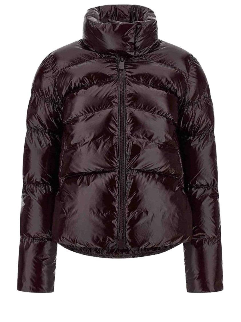 Pinko Puffer-Style Jacket With High Collar And Cropped Silhouette