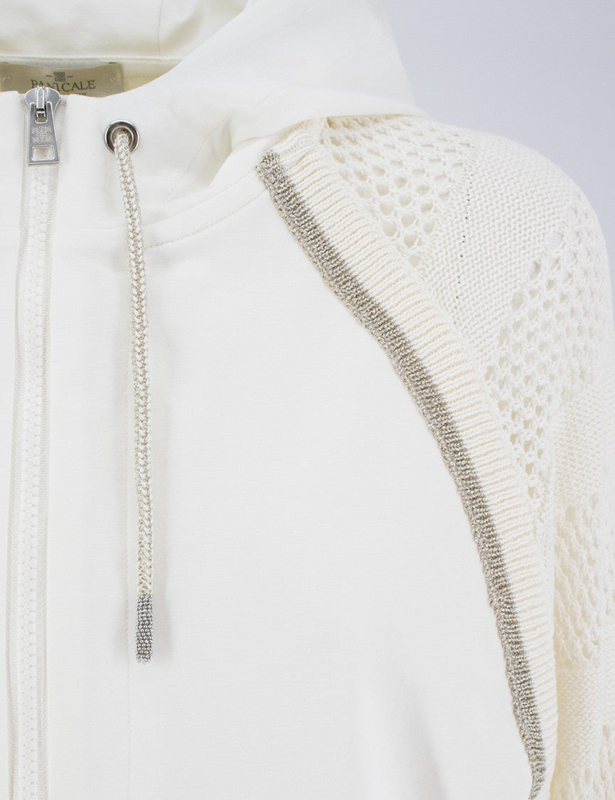 Panicale Cream Hooded Sweatshirt