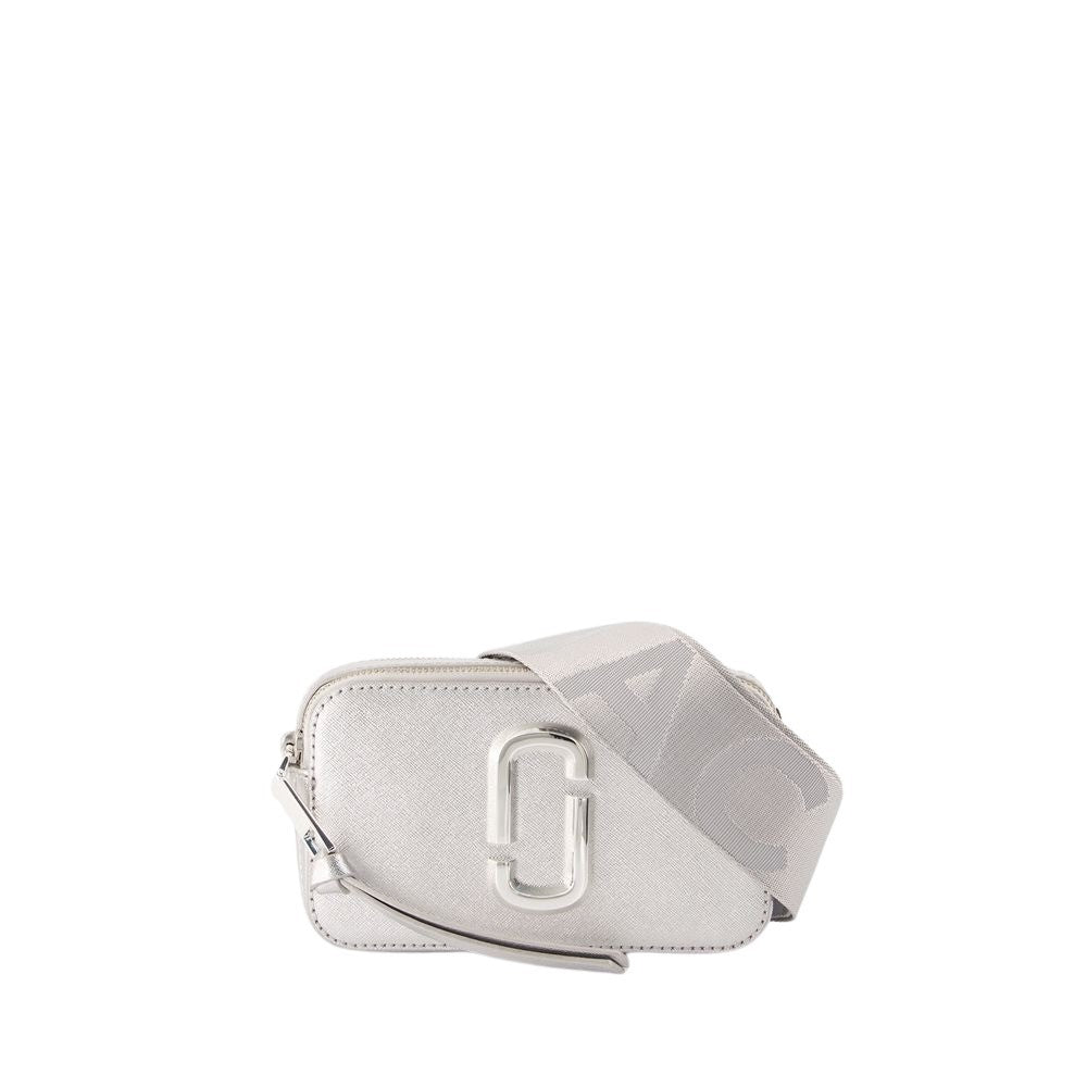 Marc Jacobs The Snapshot Crossbody - Leather - Silver