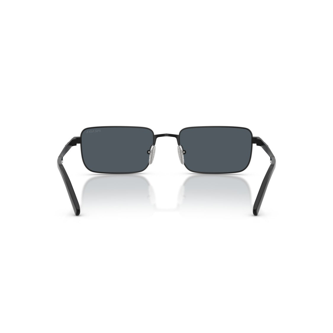 Prada Rectangular Frame Sunglasses With Dark Lenses