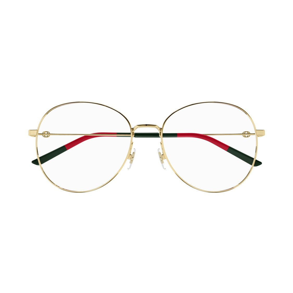 Gucci Gg1201o Round Gold Metal Frame Eyeglasses