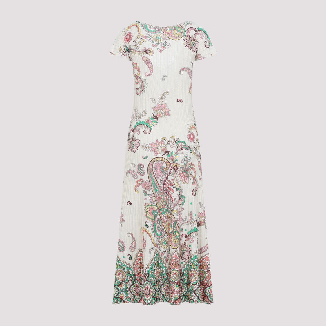 Etro Flowing Maxi Dress With Vibrant Paisley Print
