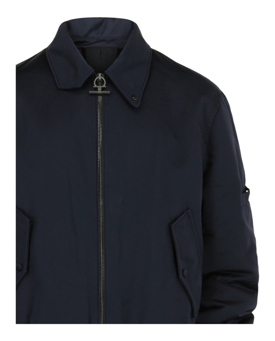 Ferragamo Gancini Padded Bomber Jacket