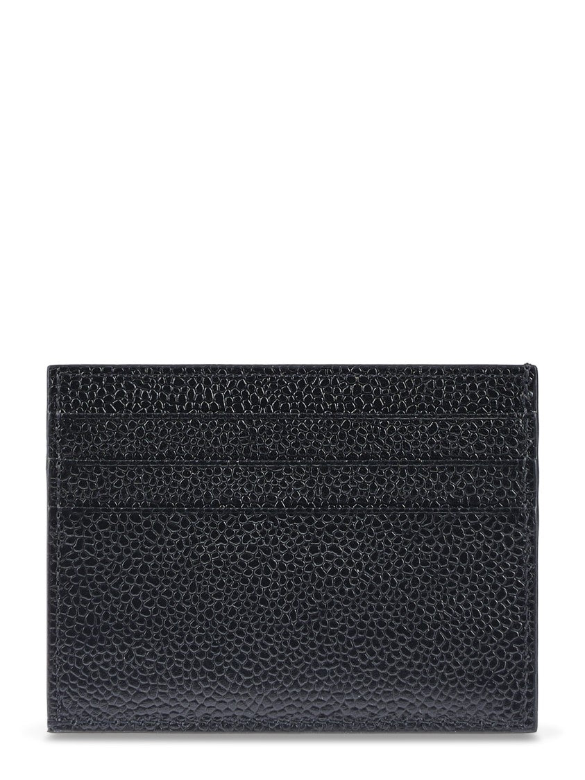 Thom Browne Pebble Grain Leather Single Card Holder