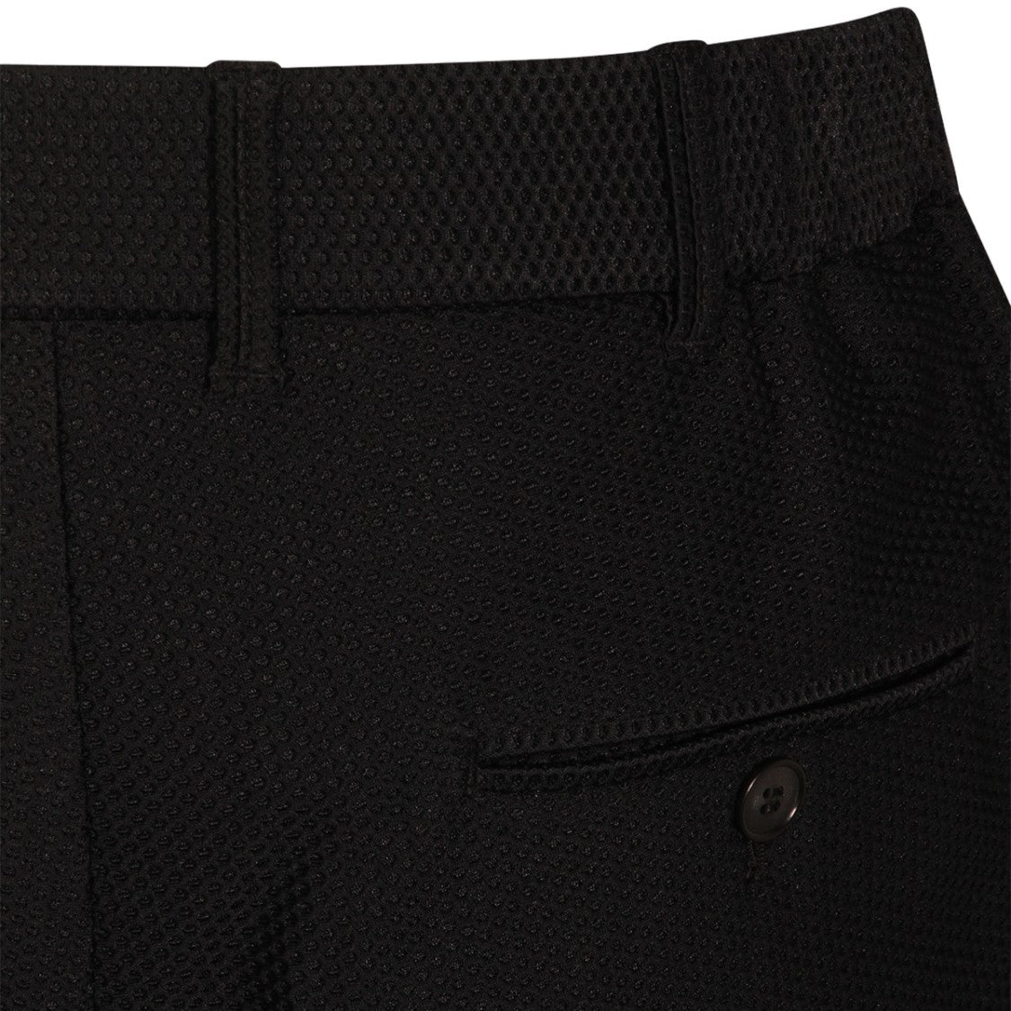 Giorgio Armani Tailored Black Trousers With Textured Detail