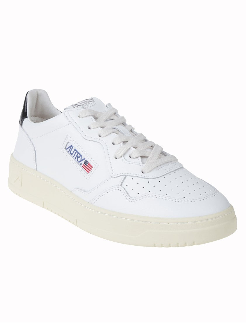 Autry Medalist Low Perforated Leather Sneakers