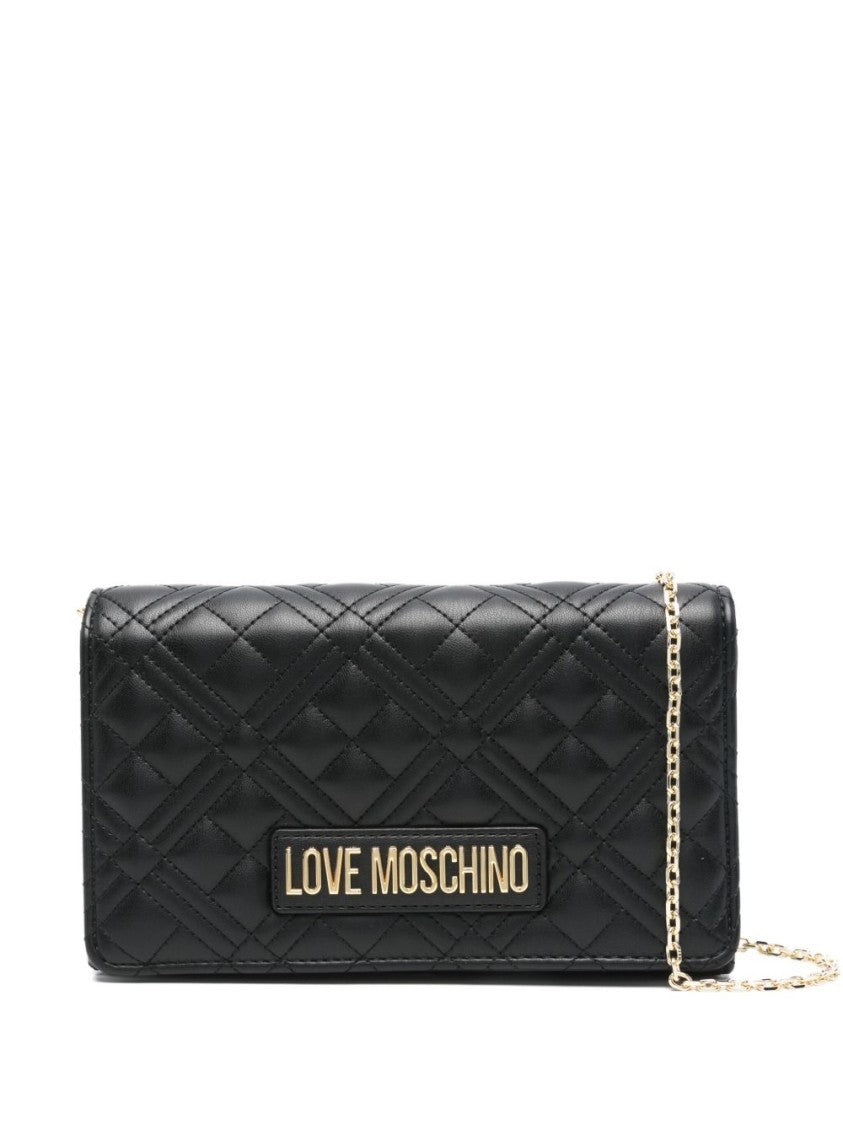 Love Moschino Quilted Black Shoulder Bag