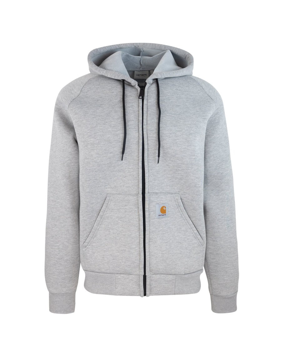 Carhartt Wip Hooded Sweatshirt In Heavy Cotton-Polyester Blend With Adjustable Hood