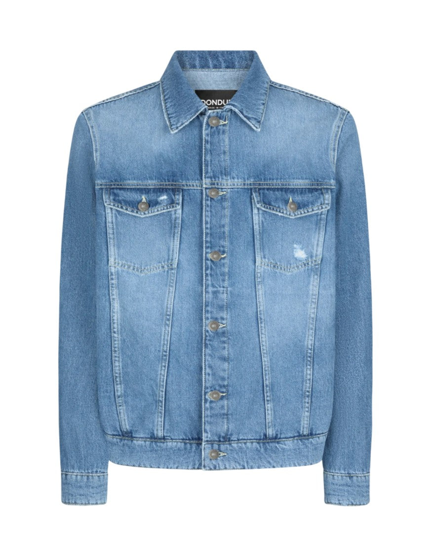 Dondup Medium Blue Wash Denim Jacket