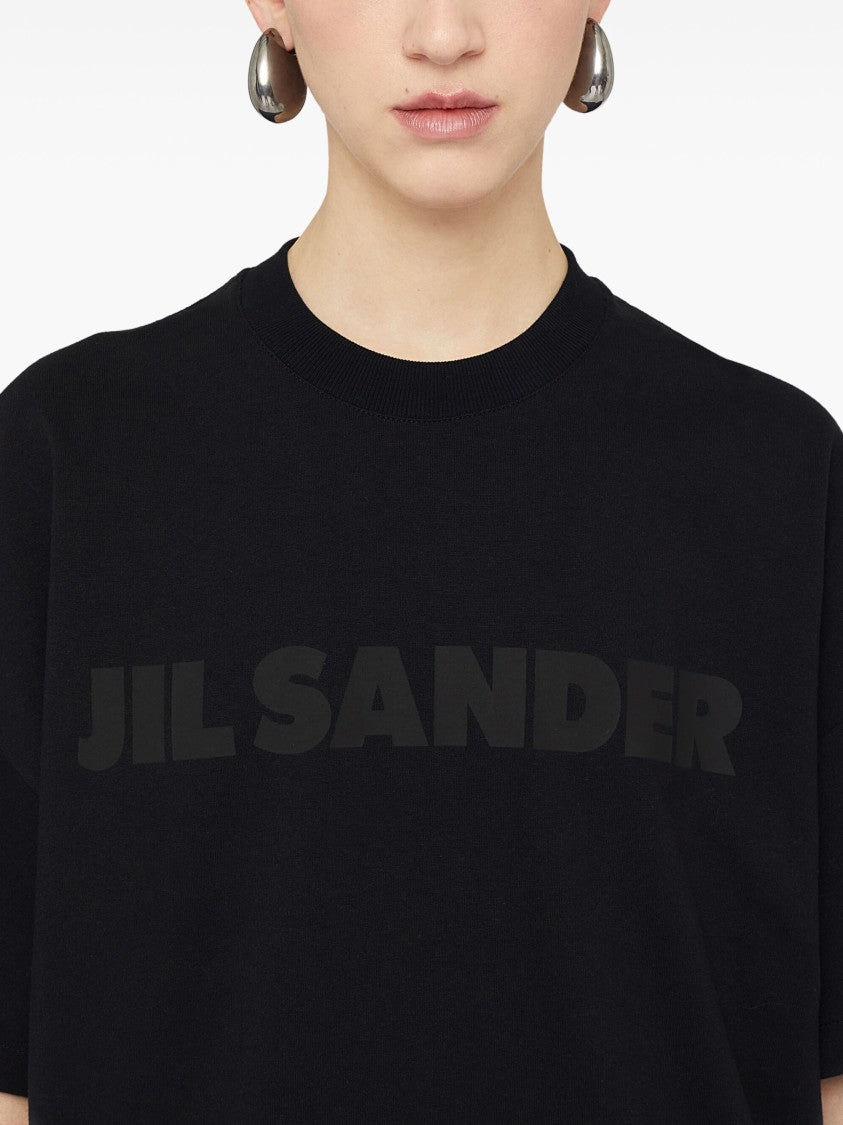Jil Sander Relaxed-Fit Black Cotton T-Shirt
