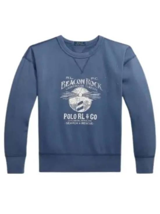 Polo Ralph Lauren Relaxed Fit Long-Sleeve Sweatshirt With Vintage Graphic Print