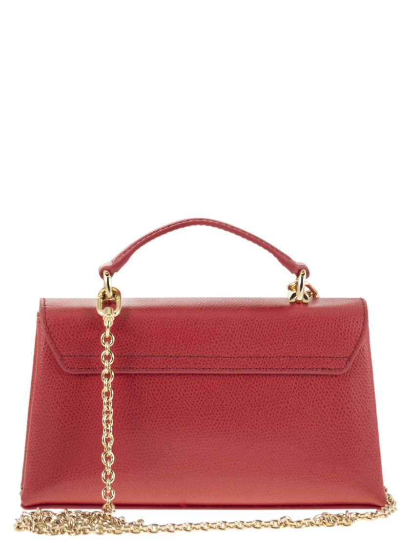 Furla Structured Mini Shoulder Bag With Removable Chain Strap