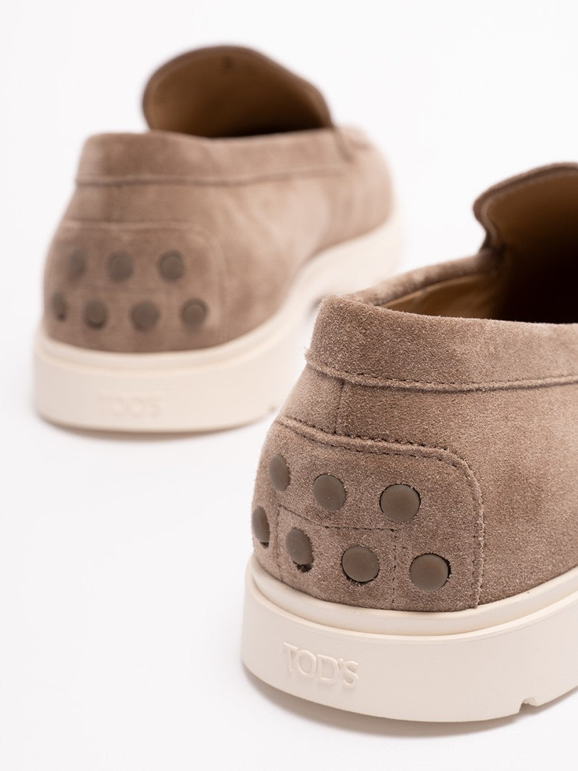 Tod's Slipper Loafers In Calf Leather