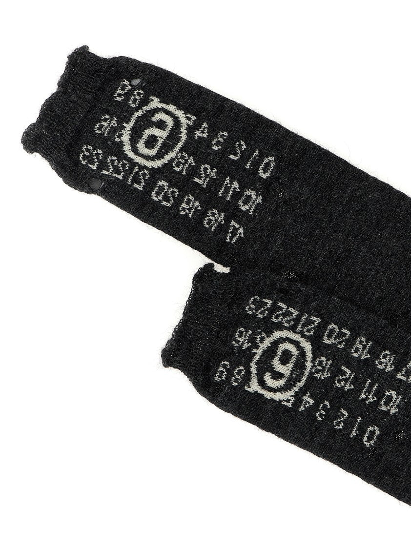 Mm6 By Maison Margiela Numeric Signature Gloves