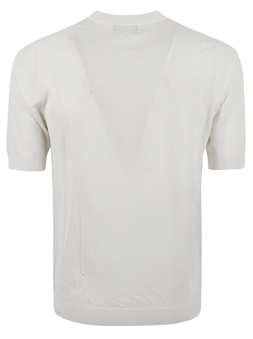 Ballantyne Fitted White Top