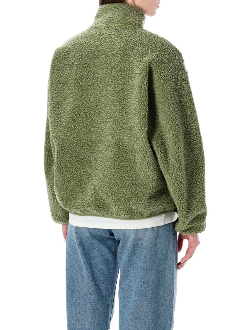 American Vintage Hok Town Pile High-Collar Short Plush Jacket