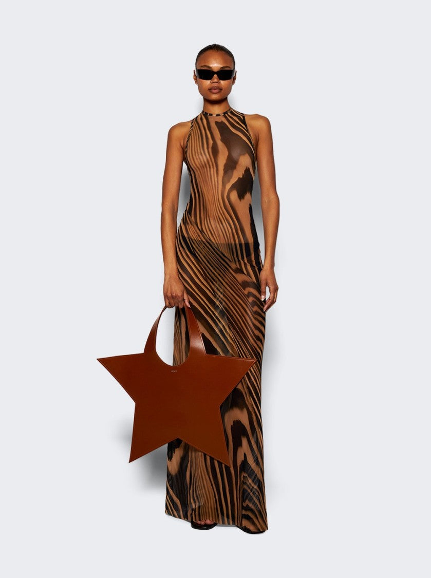 Coperni Star Tote Bag - Brown